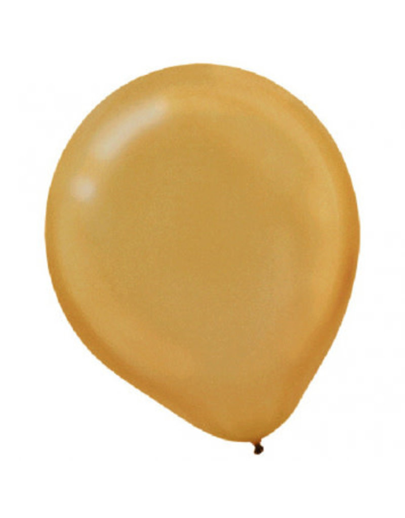 Gold Pearl 11" Latex Balloons (15)