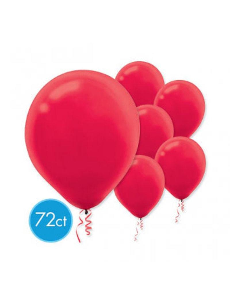 Apple Red 12" Latex Balloons (72)