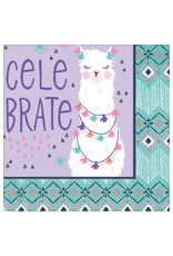 Llama Fun Beverage Napkins (16)