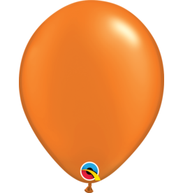 11" Pearl Mandarin Orange Latex Balloon (Without Helium)