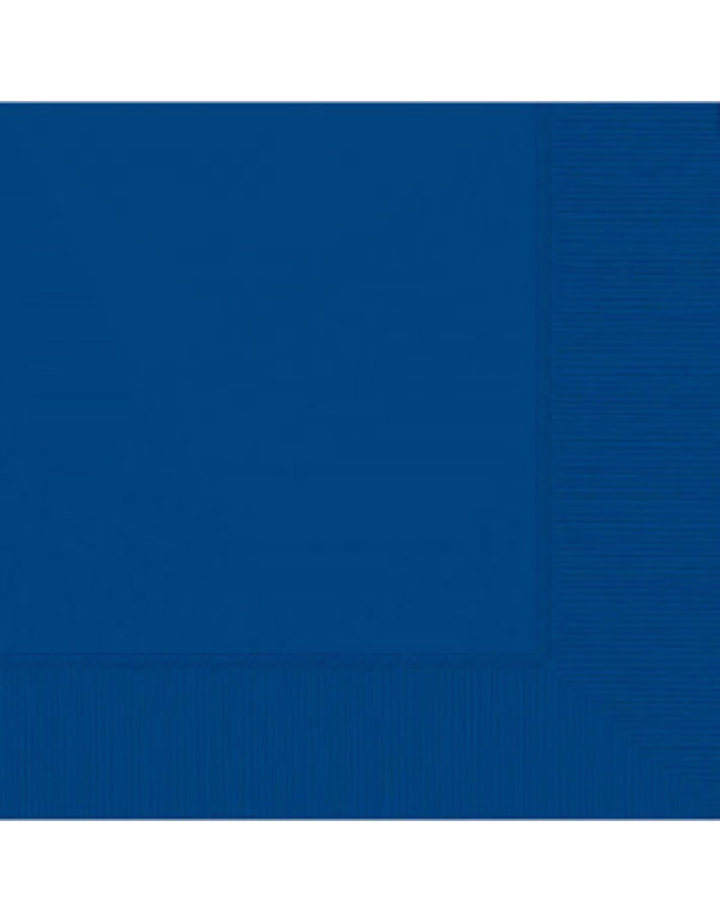 Bright Royal Blue Lunch Napkins 2-Ply (50)