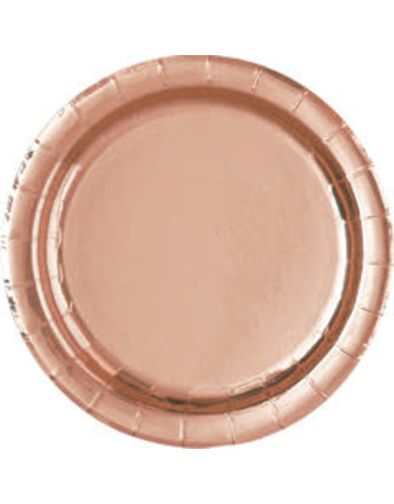 Rose Gold 7" Plates (8)