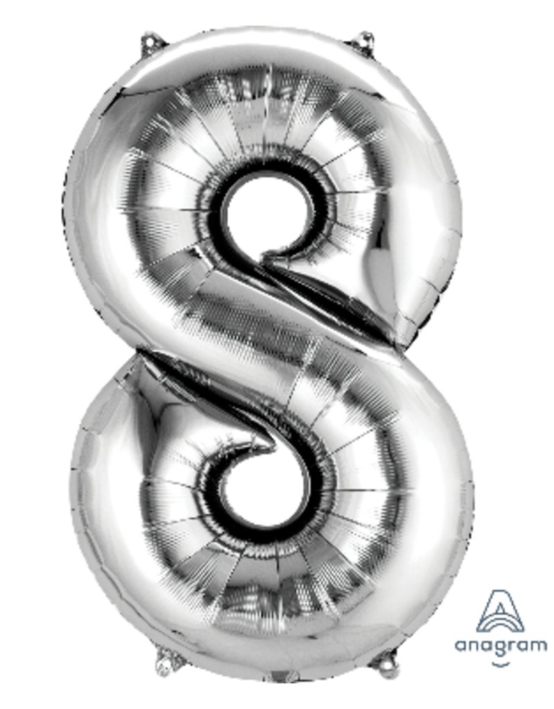 number shaped mylar balloons