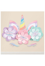 Magical Rainbow Birthday Unicorn Wall Decorating Kit