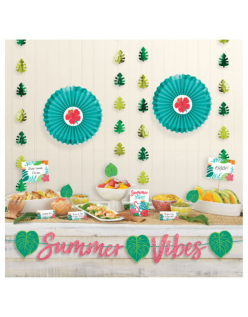 Tropical Jungle Deluxe Buffet Decorating Kit