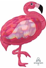 Iridescent Flamingo 33" Mylar Balloon