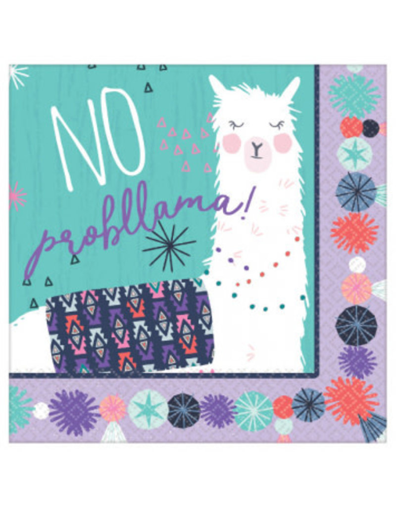 Llama Fun Luncheon Napkins (16)