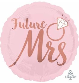 Future Mrs Blush Wedding 18" Mylar Balloon