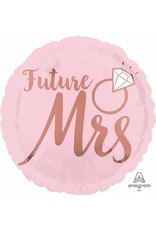 Future Mrs Blush Wedding 18" Mylar Balloon
