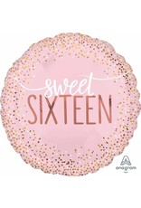 Blush Sweet Sixteen 18" Mylar Balloon