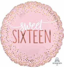 Blush Sweet Sixteen 18" Mylar Balloon