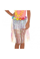 Iridescent Plastic Luau Skirt - Child