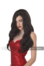 Silver Screen Sinsation Black Wig