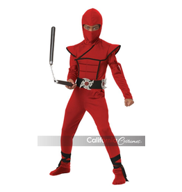 Child Red Stealth Ninja Medium (8-10)
