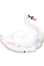 Graceful Swan 35" Mylar Balloon