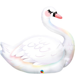 Graceful Swan 35" Mylar Balloon