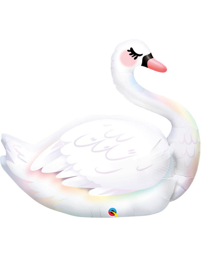 Graceful Swan 35" Mylar Balloon