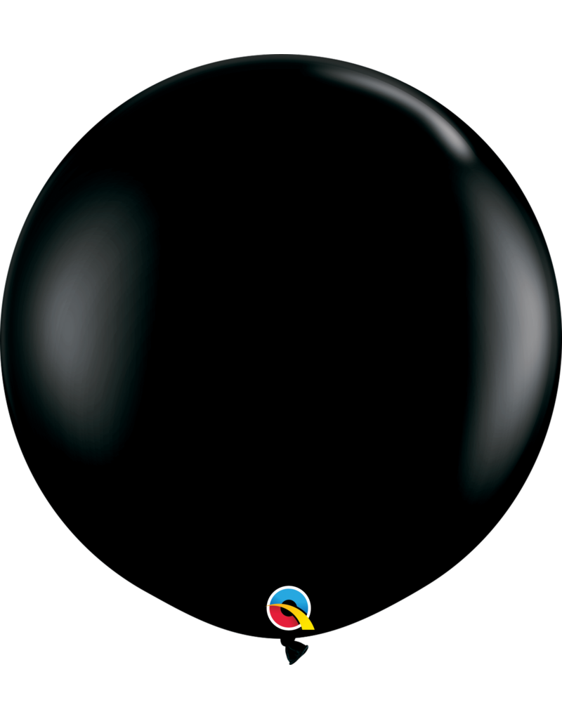 36" Onyx Black Balloon (Without Helium)