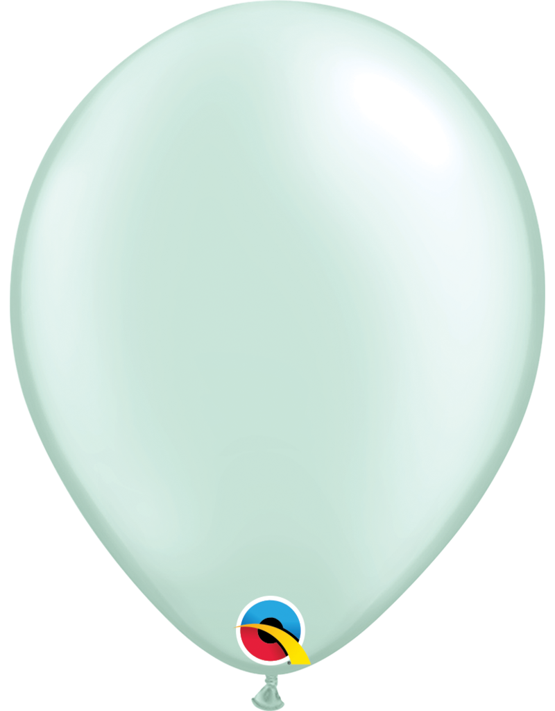 11" Pearl Mint Green Latex Balloon (Without Helium)