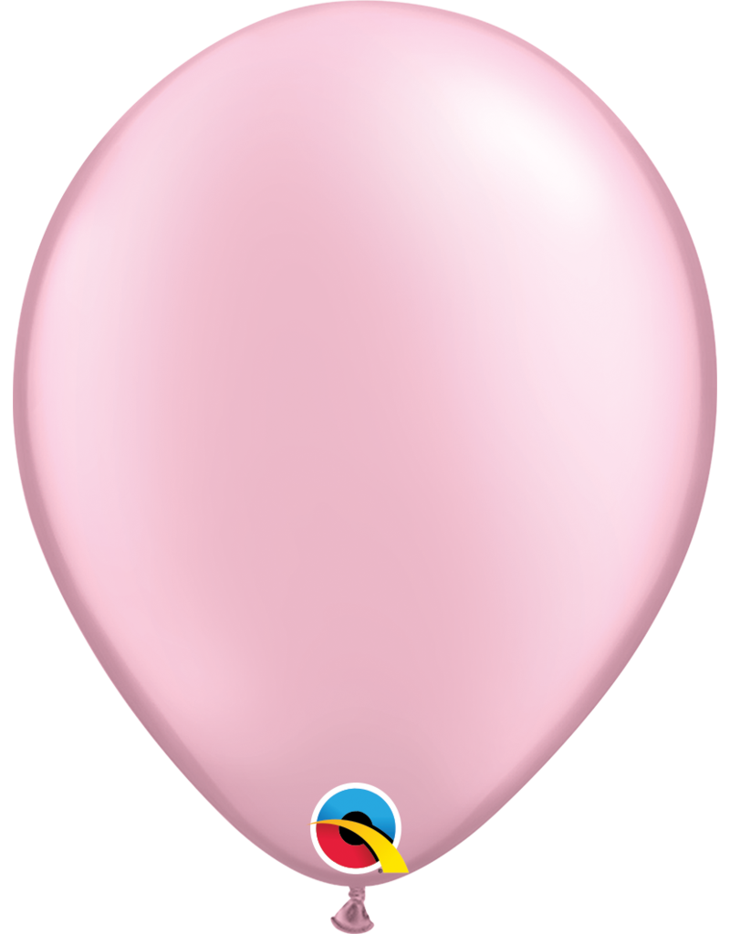 11" Pearl Pink Latex Balloon (Without Helium)