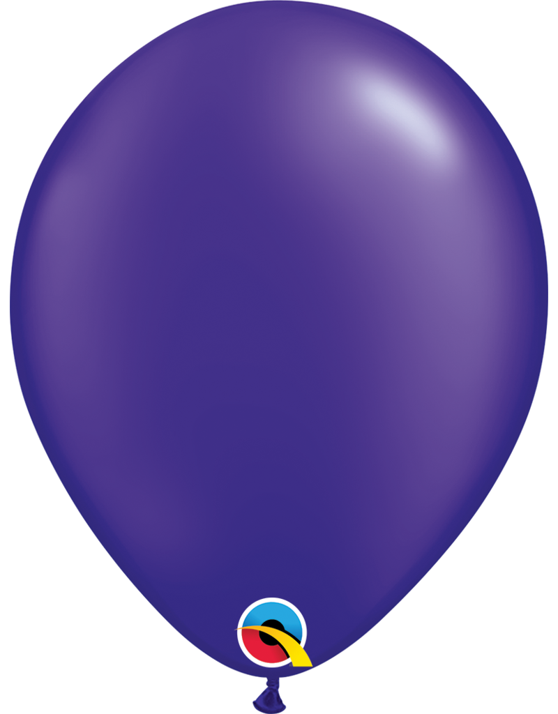 11" Pearl Quartz Purple Latex Balloon (Without Helium)