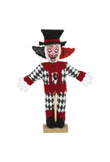 Mini Haunted Clown Standing Prop