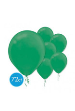 Festive Green 12" Latex Balloons (72)