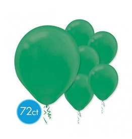 Festive Green 12" Latex Balloons (72)