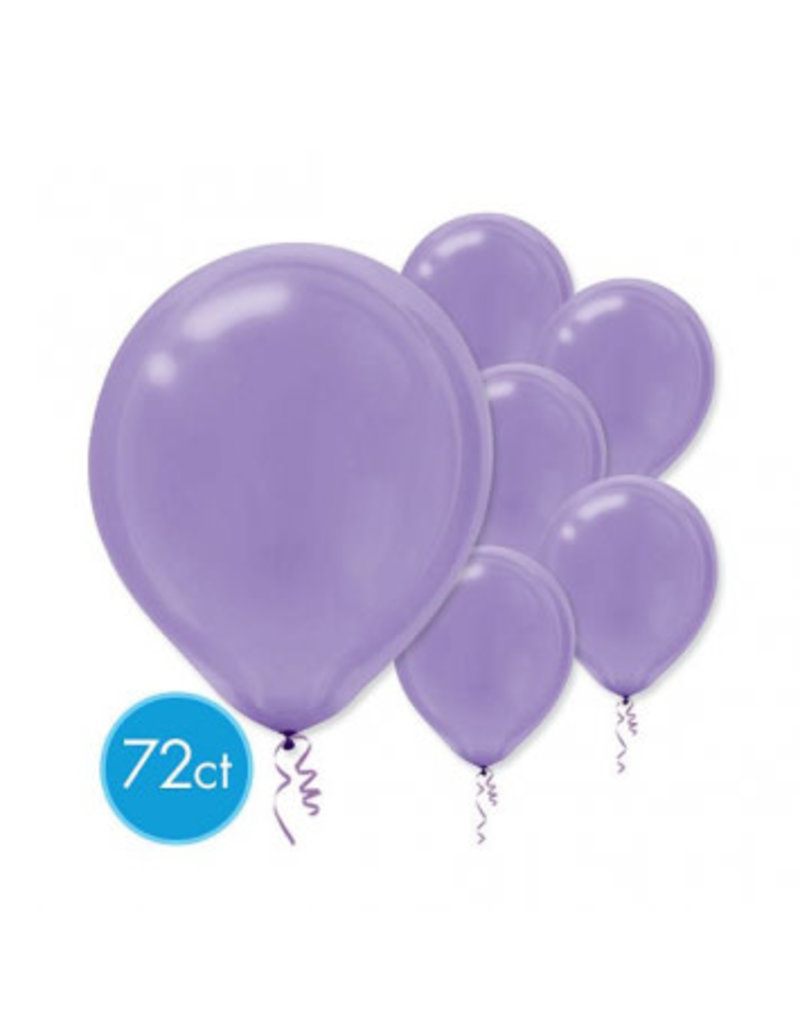 Purple 12" Latex Balloons (72)