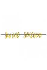 Blush Sixteen Letter Banner