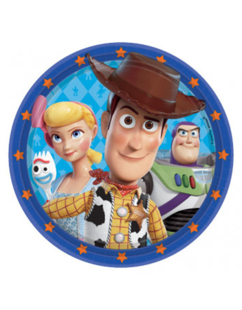 Disney/Pixar Toy Story 4 Round 7" Plates (8)