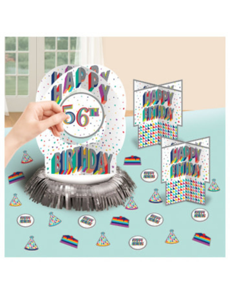 Here's To Your Birthday Add-Any-Age Table Decoration Kit