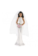 Cake Topper African American Bride