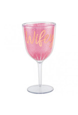 Blush Wedding Wine Goblet