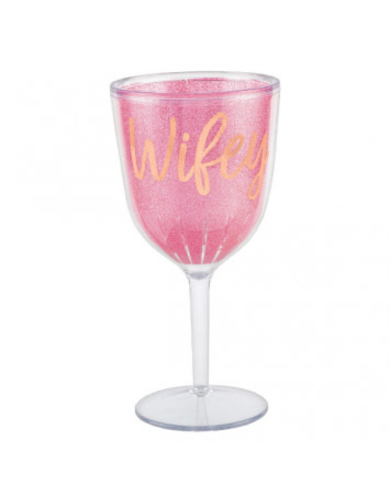 Blush Wedding Wine Goblet