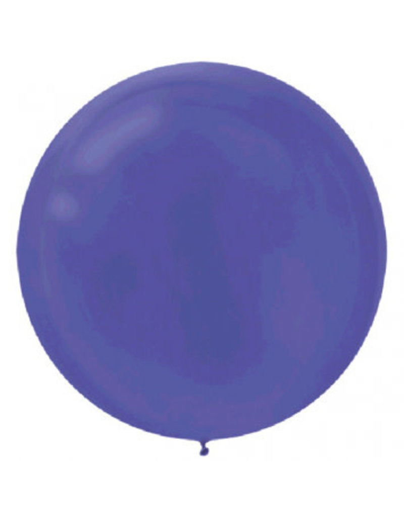 24" Purple Balloon (With Helium)