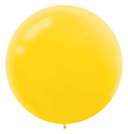 24" Yellow Balloon (With Helium)