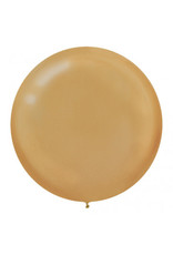 24" Gold Balloon (With Helium)
