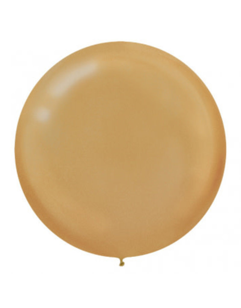24" Gold Balloon (With Helium)