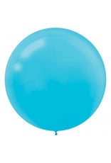 24" Caribbean Blue Balloon (With Helium)