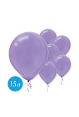 New Purple 12" Latex Balloons (15)