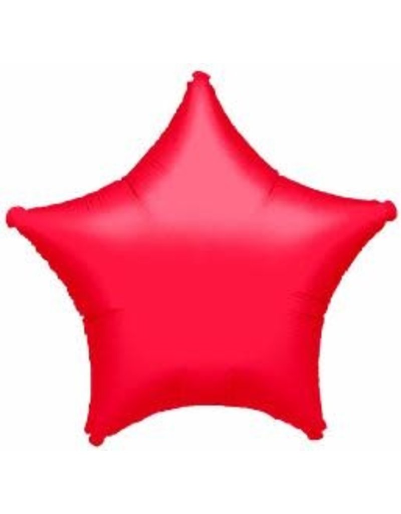 Red Star 19" Mylar Balloon