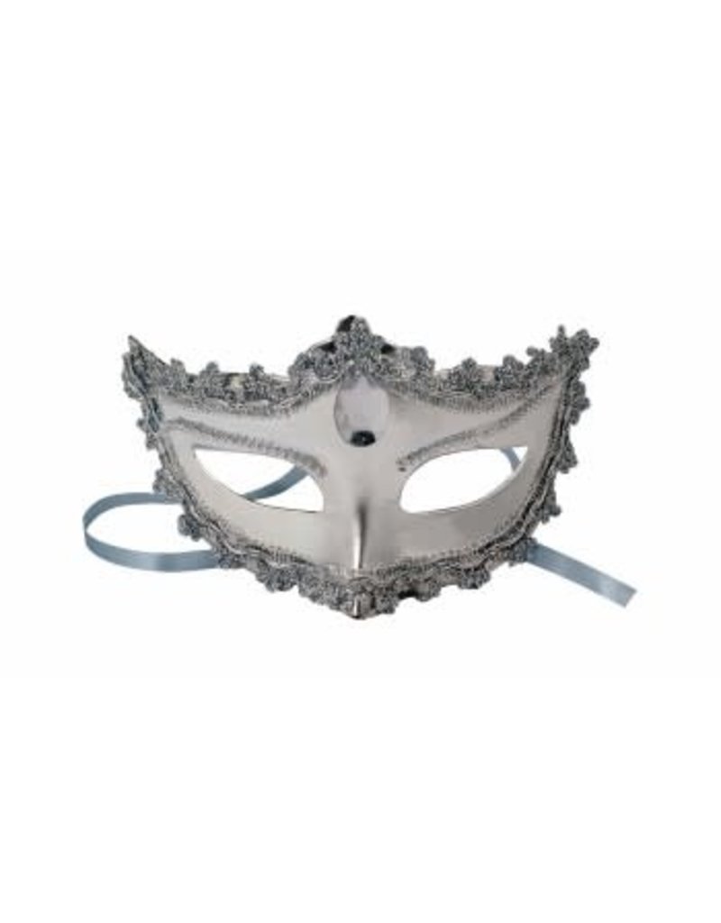 Silver Mask With Ties