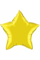 Citrine Yellow Star 18" Mylar Balloon