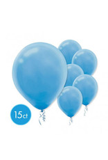 Powder Blue 12" Latex Balloons (15)