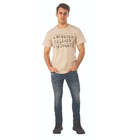 Stranger Things Alphabet Wall T-Shirt (Large)