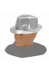 Silver Sequin Fedora