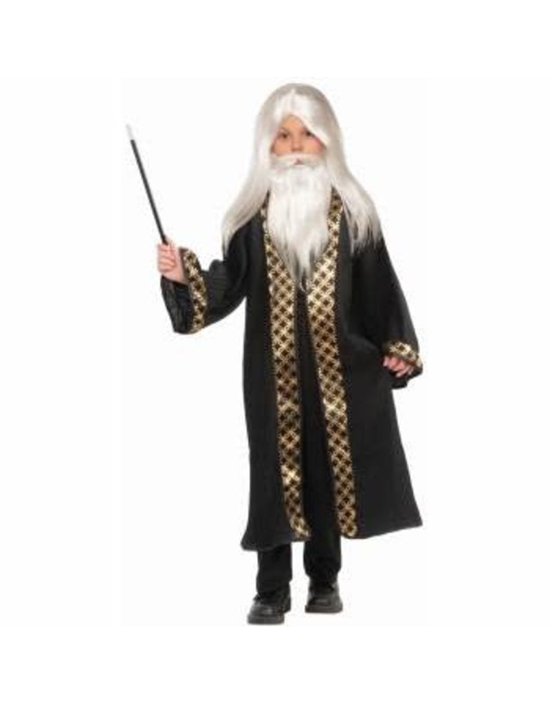 Child Wizard Wig, Moustache & Beard