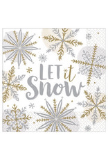 Shining Snow Luncheon Napkins (16)