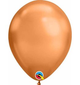 11" Chrome Copper Latex Balloon (Without Helium)